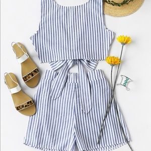 Romwe Two Piece Outfit. SOLD